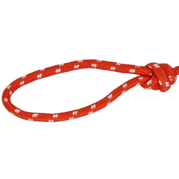 Rágó- és húzójáték kutyáknak gumi labdával, 45-50 cm, piros/ezüst