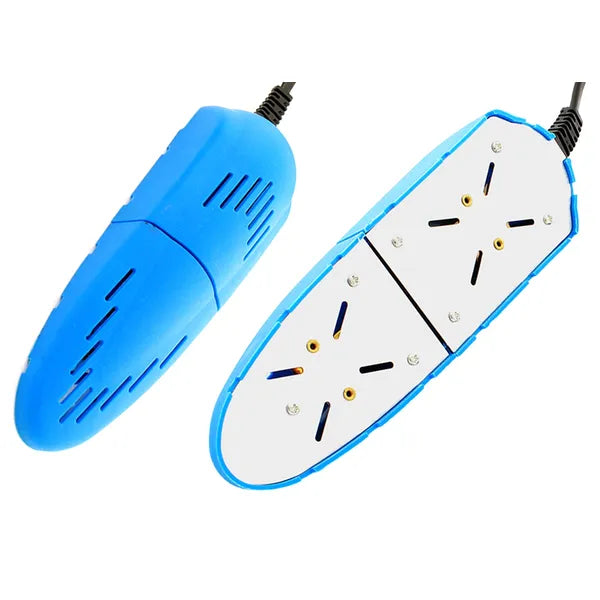 Elektromos cipőszárító, kék, univerzális méret, 12 W