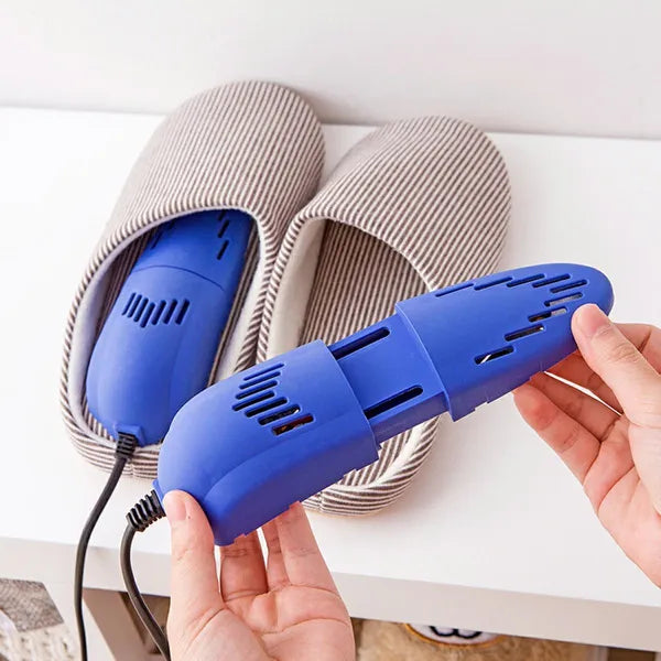 Elektromos cipőszárító, kék, univerzális méret, 12 W