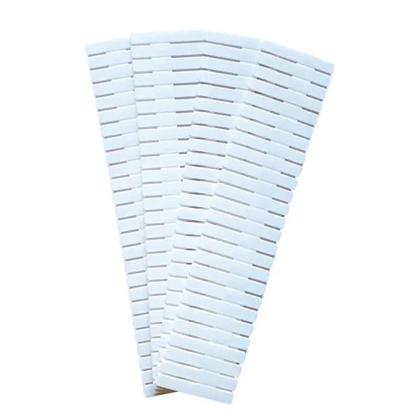 Műanyag moduláris fiók-rendező betét, 5 db, fehér, 47×13 cm