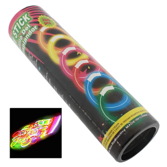 Fényrudak 20 cm, vegyes színek, 100 db, 8 órás világítás