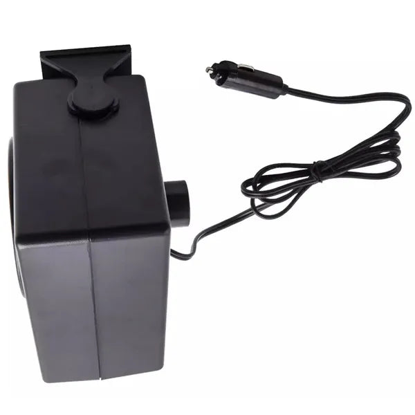 Autós fűtőventilátor PTC, 12V 300W, hűt/fűt, szivargyújtós, fekete