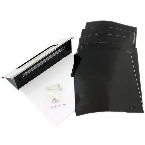 Solar LED-es házszámtábla rozsdamentes acél 169×131 mm