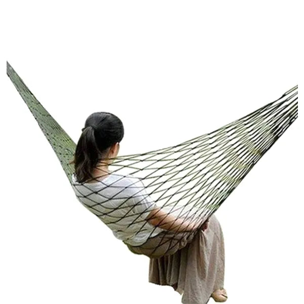 Zsinóros kerti függőágy, nylon, 200x80 cm, 100 kg teherbírás