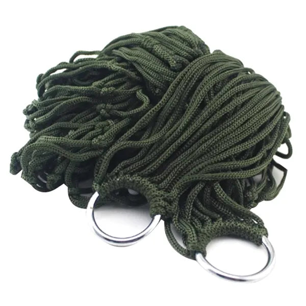 Zsinóros kerti függőágy, nylon, 200x80 cm, 100 kg teherbírás
