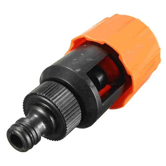 Csapadapter kerti tömlőhöz, 1/2''-3/4'', max 43 mm, fekete/narancs