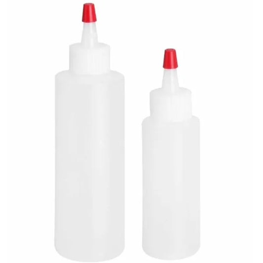 Tortadíszítő flakon készlet, 2 db, 120 ml + 60 ml, műanyag