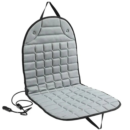 Autós fűthető ülésbetét 12V, 2 fokozat, szürke – 97×48 cm