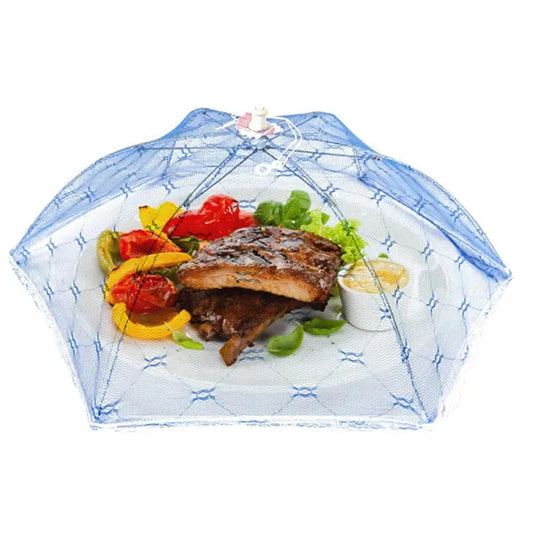 Szúnyogháló ételtakaró ernyő, 60 cm XXL, összehajtható, vegyes színek