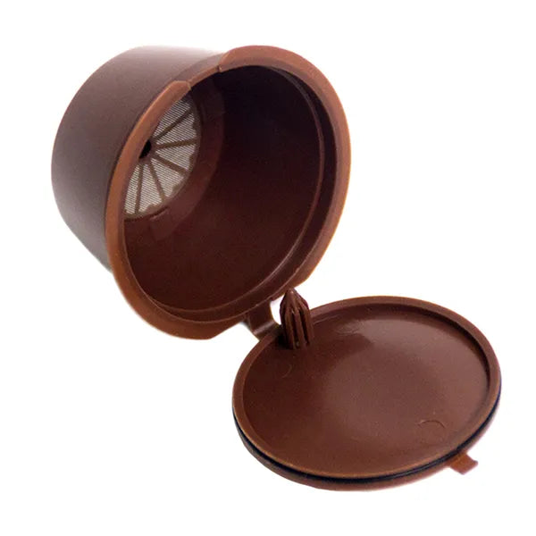 5 db újratölthető kávékapszula szett Dolce Gusto gépekhez, kanállal