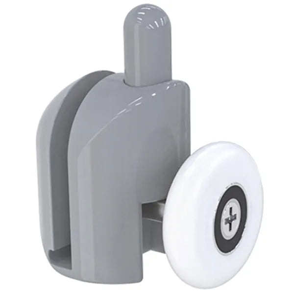 Zuhanykabin ajtógörgő készlet, 8 db, rozsdamentes, Ø23 mm kerék