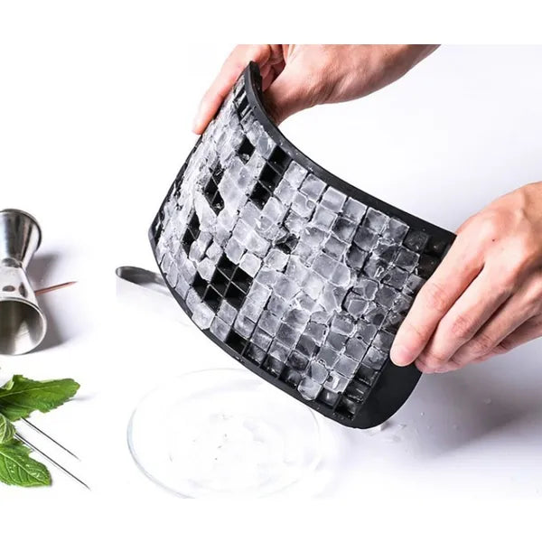 Szilikon jégkocka forma, 160 mini kocka, 24×12 cm, vegyes színek