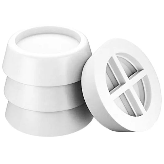 Antirezgés alátét mosógéphez, szárítóhoz – 4 db, Ø65×20 mm, fehér