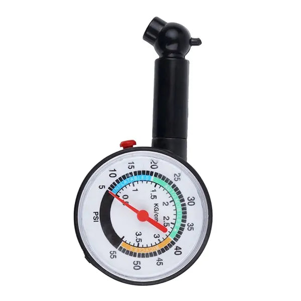 Analóg abroncsnyomás-mérő 0–55 PSI (0–3,5 bar), kompakt