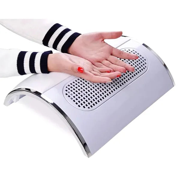 AG626A manikűr porelszívó, 3 ventilátorral, fehér, asztali