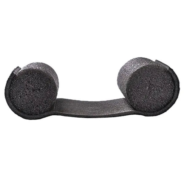 Ajtó alatti huzatgátló tömítés, fekete, 92 cm, max 4,7 cm ajtóhoz
