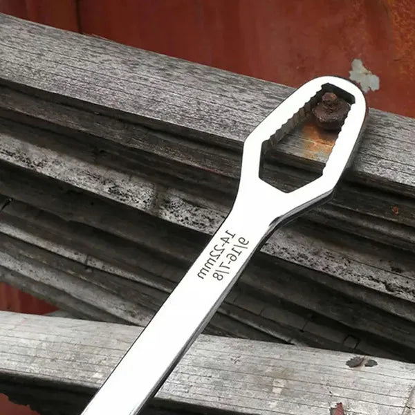 Univerzális gyűrűskulcs 8–22 mm, CrV acél, 22,5 cm