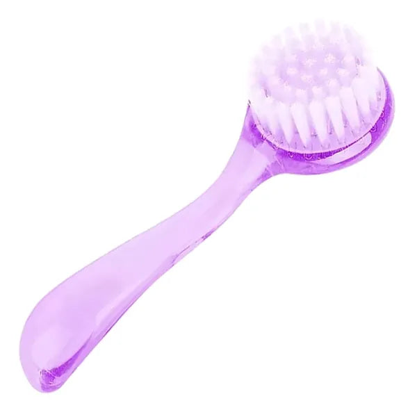Antisztatikus körömkefe manikűr és pedikűr, lila, nylon sörte, 12,5 cm