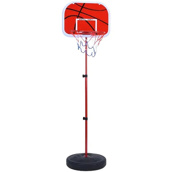 Állítható mini kosárlabda szett labdával és pumpával, 90–150 cm