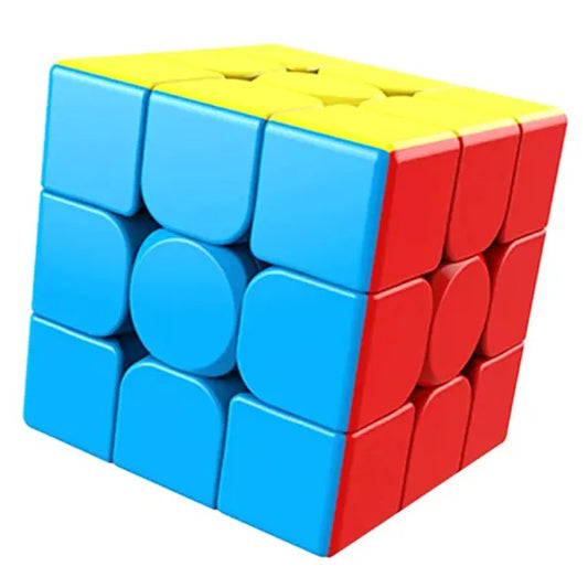 3x3x3 logikai kirakó kocka, ABS, 5,5 cm, többszínű