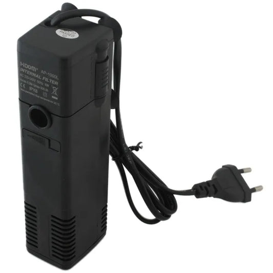 AP-1000 belső akváriumszűrő, 600 l/óra, 8 W, 40 l-ig, fekete