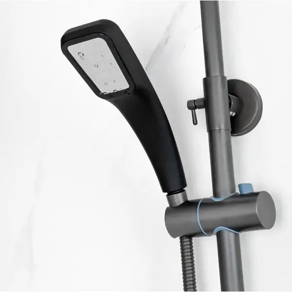 AG832A fekete ECO kézizuhanyfej, 1/2'' menettel, 20,5 cm