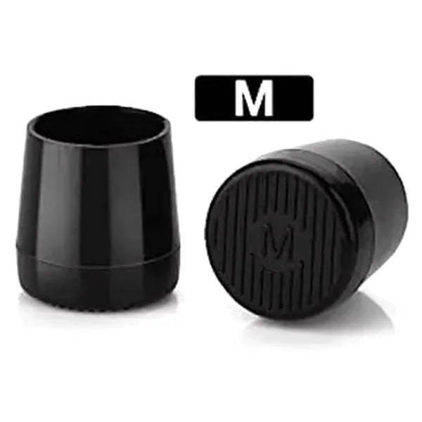 Szilikon tűsarkú sarokvédő pár, fekete, M (11–13 mm)
