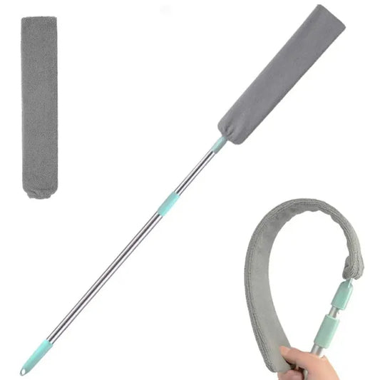 Teleszkópos mikroszálas portörlő kefe, 106–144 cm, szürke