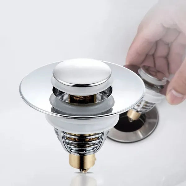 Univerzális 62 mm klik-klak mosdó- és mosogató dugó, rozsdamentes