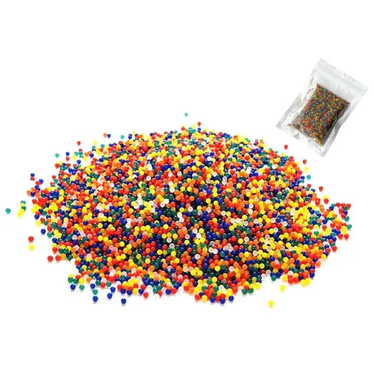 Hidrogél gyöngyök növényekhez, mix színek, 10000 db, 7-11 mm