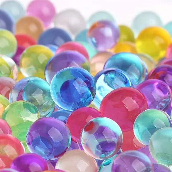 Hidrogél gyöngyök növényekhez, mix színek, 10000 db, 7-11 mm