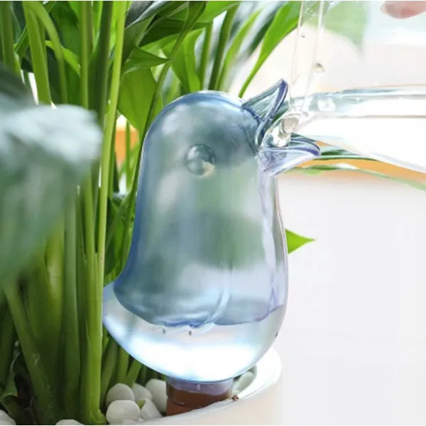Önöntöző madár alakú viráglocsoló, 80 ml, kék, 16,6 cm