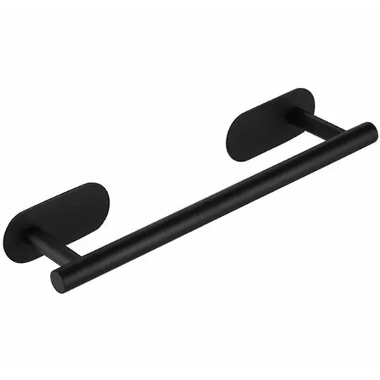 Rozsdamentes acél törölközőtartó, 40 cm, fekete