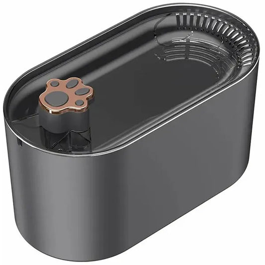 Automata kisállat itató, 3 l, szűrő, USB 5V, sötétszürke