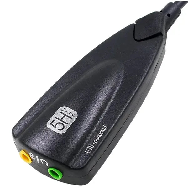 USB 7.1 virtuális hangkártya adapter, 16 bit, Plug & Play, 3,5 mm jack