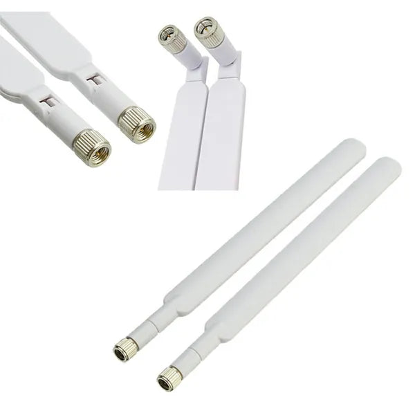 Beltéri LTE antenna készlet, 2 db, SMA csatlakozó, 8 dBi, fehér