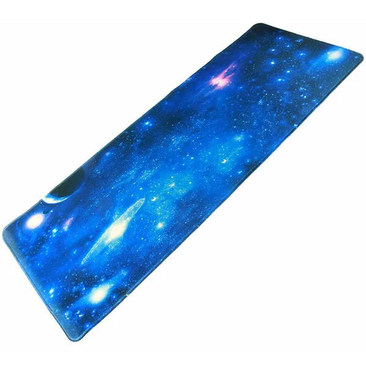 Gamer csúszásmentes billentyűzet- és egérpad, 80×30 cm, csillagos mintával
