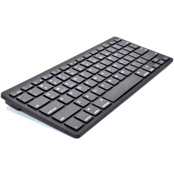 Vezeték nélküli Bluetooth billentyűzet 78 gombbal, iOS/Android/Win, fekete