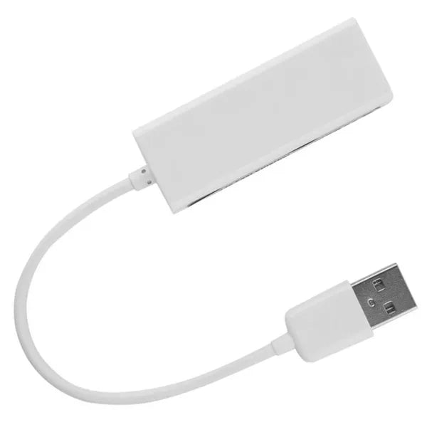 USB–RJ45 10/100 Mbps hálózati adapter, RD9700 chipset, fehér