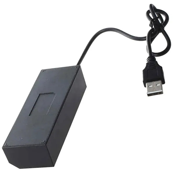 4 portos USB 2.0 hub kapcsolókkal, LED jelzőkkel, fekete