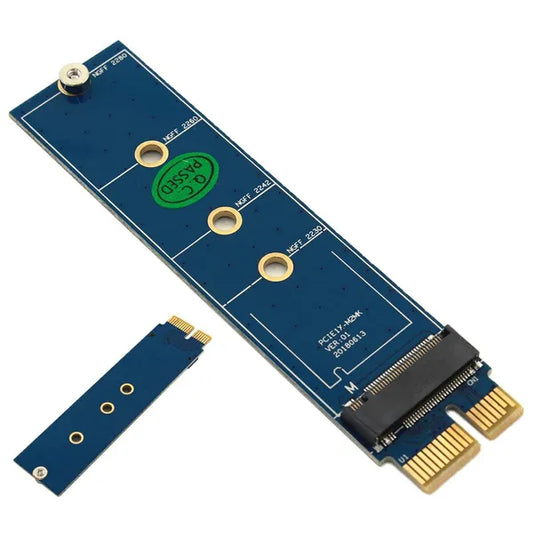 M.2 NVMe SSD adapter PCIe x1 foglalathoz, 2230-2280, Plug &amp; Play