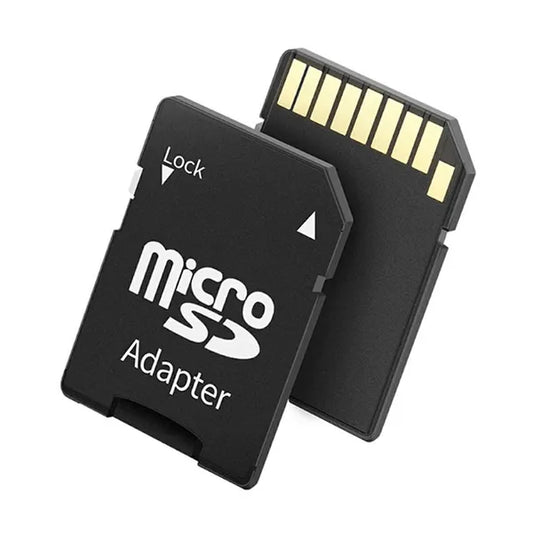MicroSD/microSDHC–SD/SDHC adapter, írásvédelmi kapcsoló, fekete