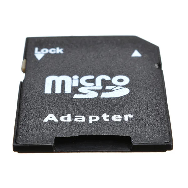 MicroSD/microSDHC–SD/SDHC adapter, írásvédelmi kapcsoló, fekete