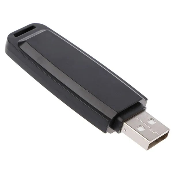 Pendrive rejtett diktafon, microSD olvasó, 128 kbps, fekete