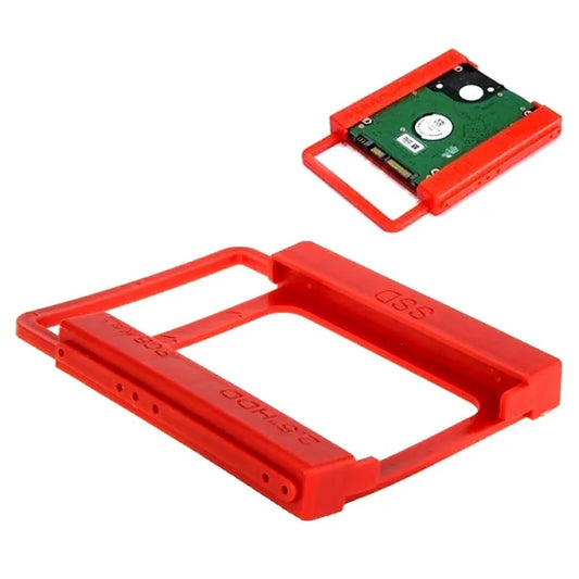 2,5''–3,5'' HDD/SSD adapter sín, piros műanyag
