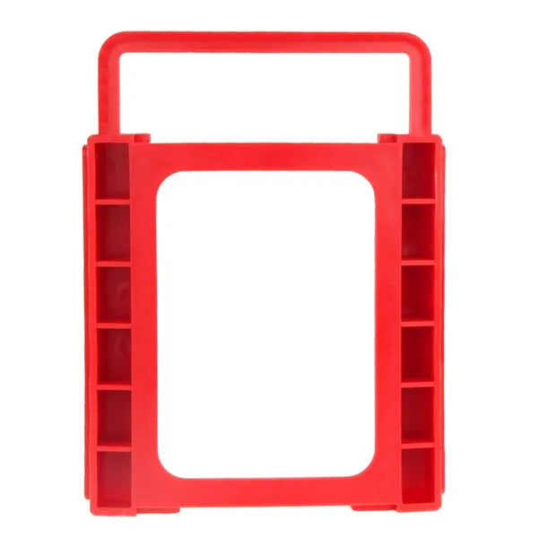 2,5''–3,5'' HDD/SSD adapter sín, piros műanyag