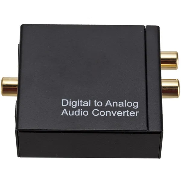 Digitális–analóg audio konverter Toslink/Coaxial SPDIF – 2×RCA &amp; 3,5 mm Jack USB