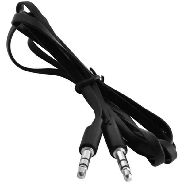 Audio zajszűrő izolátor 3,5 mm jack, női–női, fekete + kábel