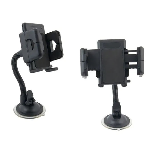Univerzális autós telefontartó, tapadókorongos, 12 cm-es flexibilis karral