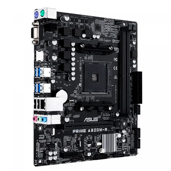 Asus Prime A320M-R-SI alaplap, AMD AM4, mATX, DDR4 32 GB, HDMI/LAN
